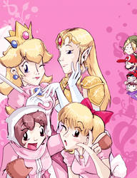 Nintendo Girls Love Pink