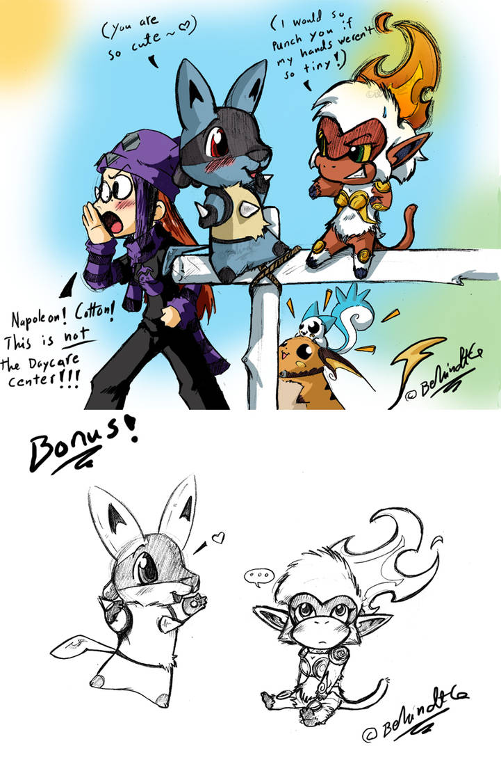 My Pokemon Ranch is too Cute by TamarinFrog on DeviantArt