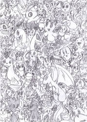 Old Art - Pokemon Paper Cluster