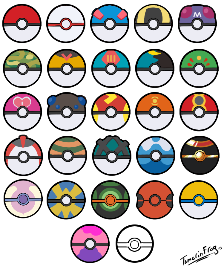 All Poke Balls Free Icons by TamarinFrog on DeviantArt All Poke Balls Free Icons by TamarinFrog on DeviantArt
