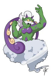 Tornadus the Wind Waker by TamarinFrog