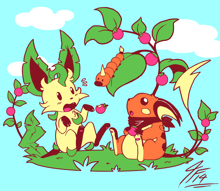 Pokemon Rssberry RD - Berry Picnic by TamarinFrog on DeviantArt
