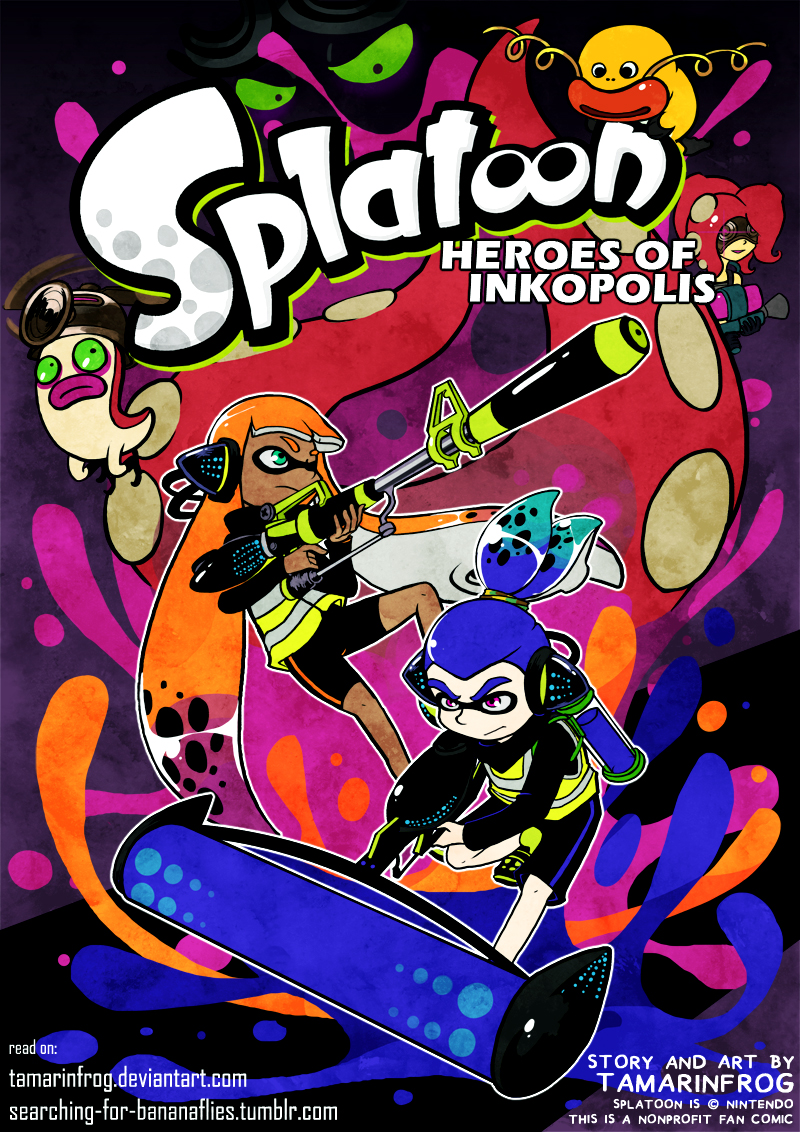 Splatoon Inkopolis Background Splatoon : Heroes of Inkopolis by TamarinFrog on DeviantArt