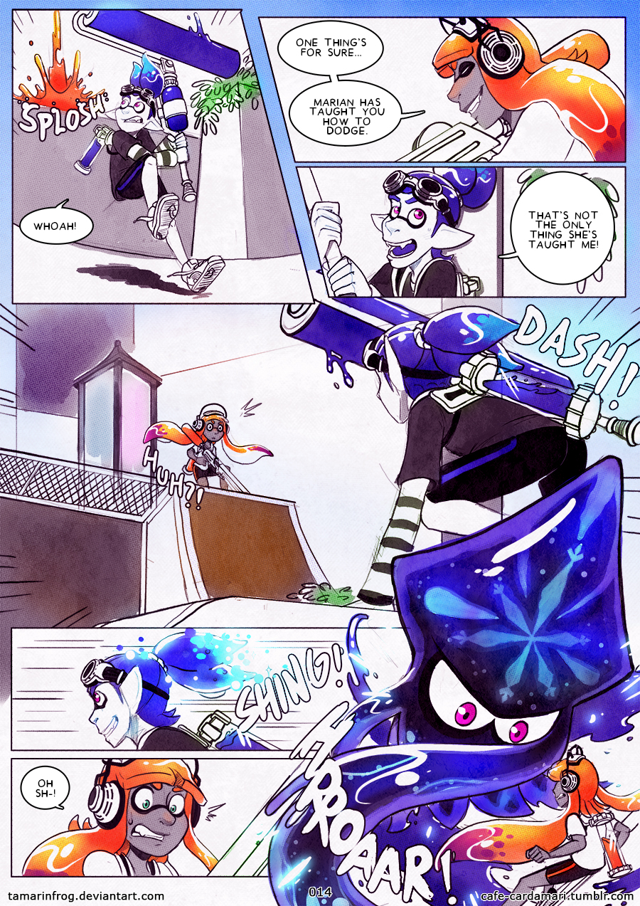 First Match! Splat Jam vs Vitamin INK - Page 14