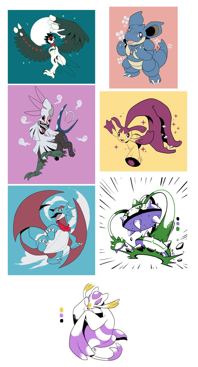 Pointed Pokemon Commissions - Point Pokemon by TamarinFrog on DeviantArt