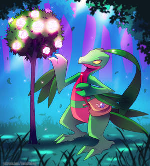 Commission - Mysterious Grovyle