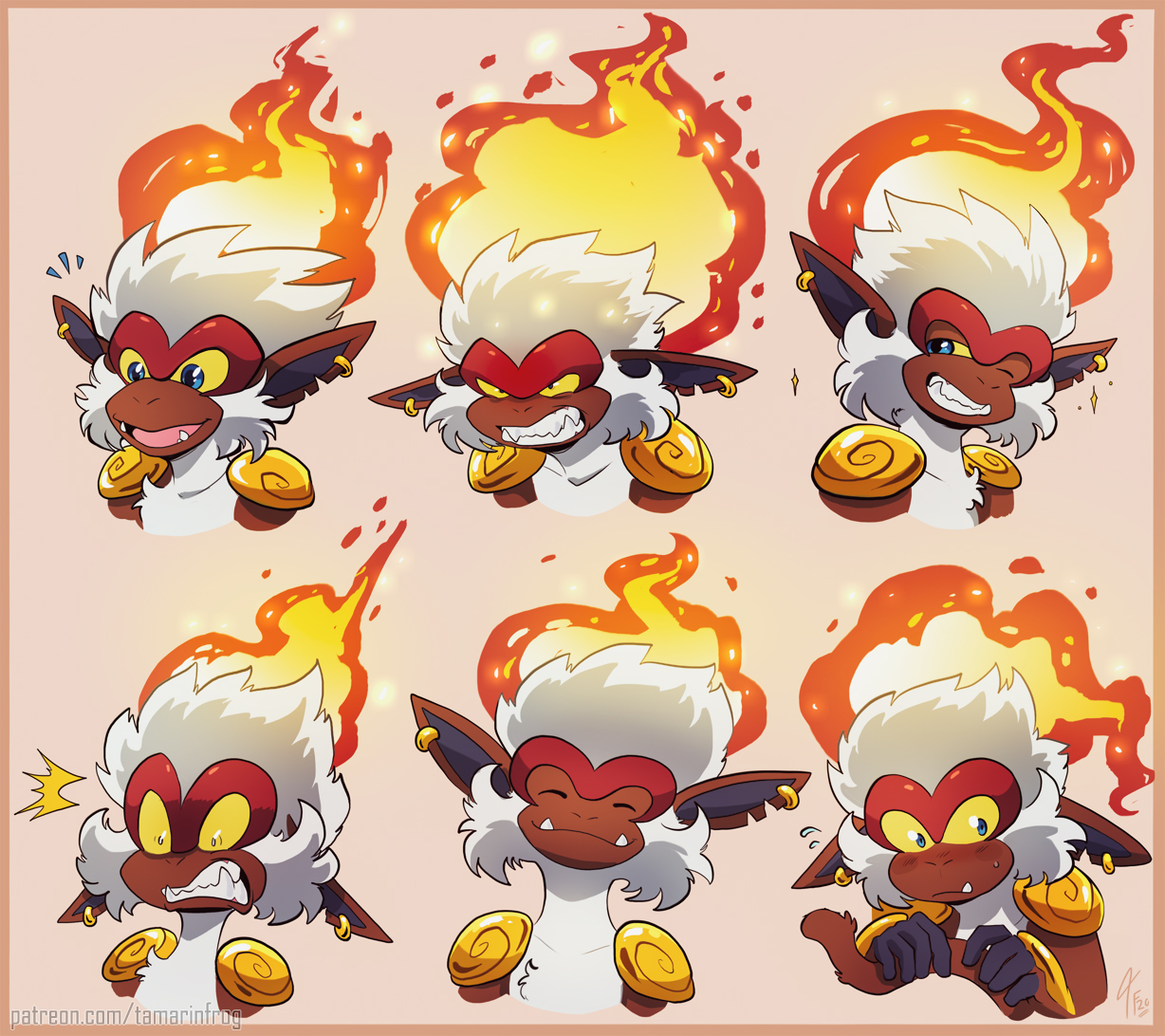 Monkey Form Deviantart Commissions - Expressive Monkey by TamarinFrog on DeviantArt