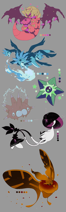 Random Colour Palette Pokemon