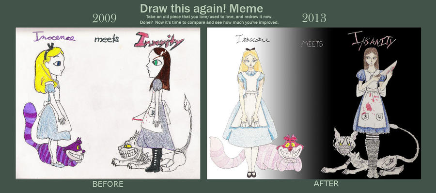 Draw This Again: Innocence Meets Insanity