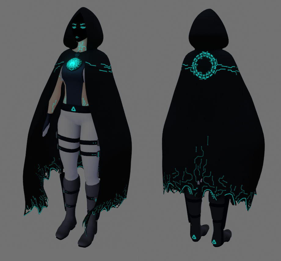 Game-ready custom character for Unity by aspiecow on DeviantArt