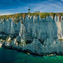 Majestic Normandy Chalk Cliffs Panorama