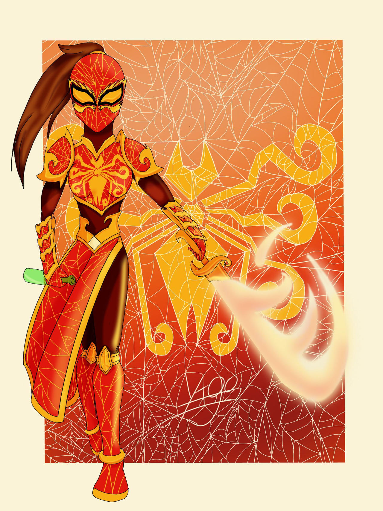 draw this in your style springspider