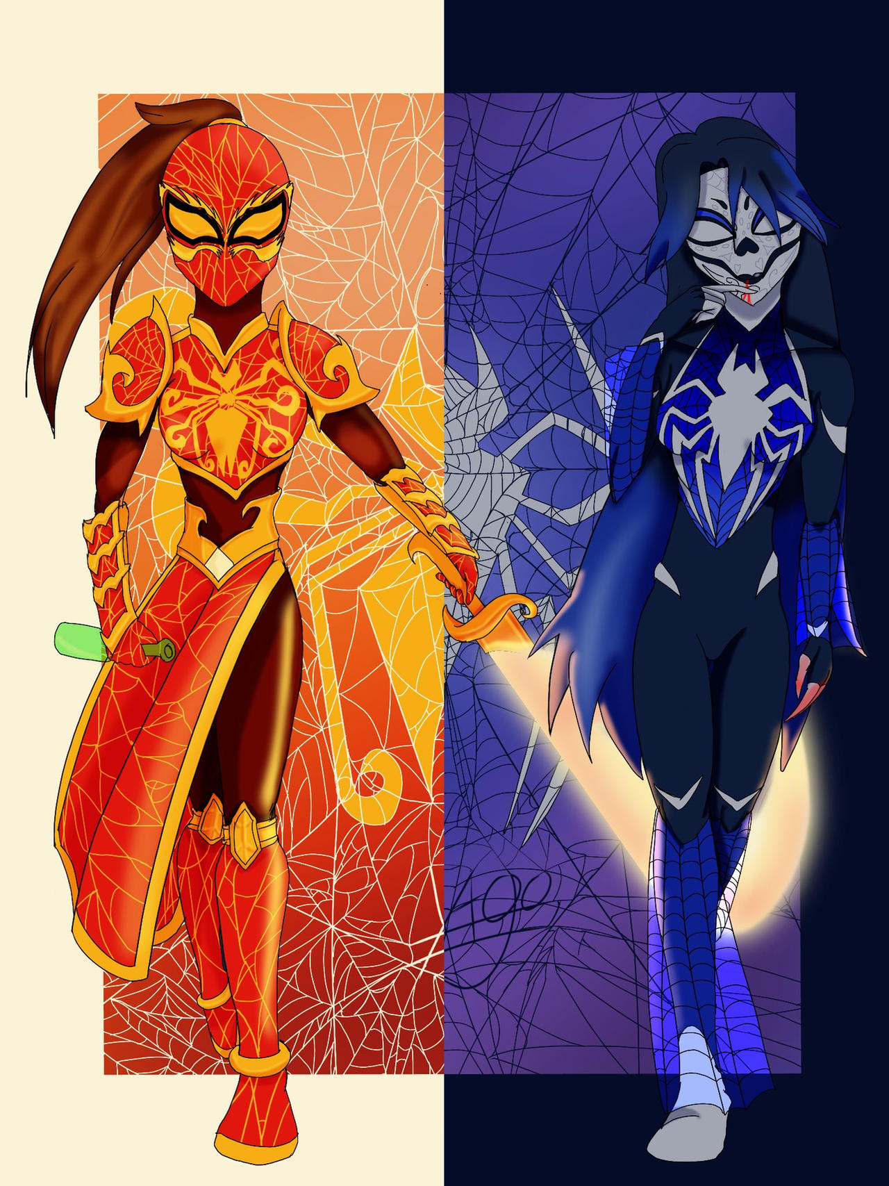 Spring Spider midnigthspider and springspider by 810soro on DeviantArt