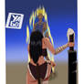 Tanje show a piece of her power to her rival