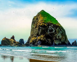 Haystack Rock  Cannon Beach Oregon