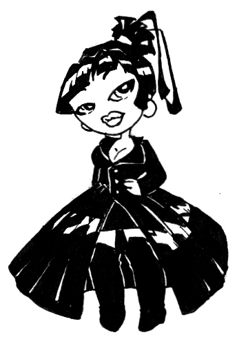 Chibi Gothic Queen