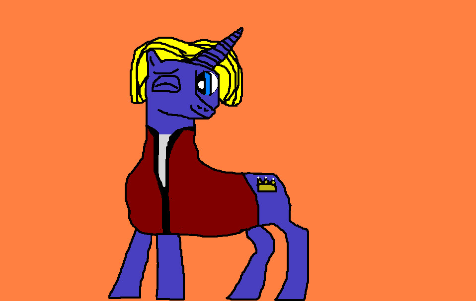 The king Artie pony winking (Shrek the third) !!!