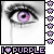 AV-I Love Purple, 50x50