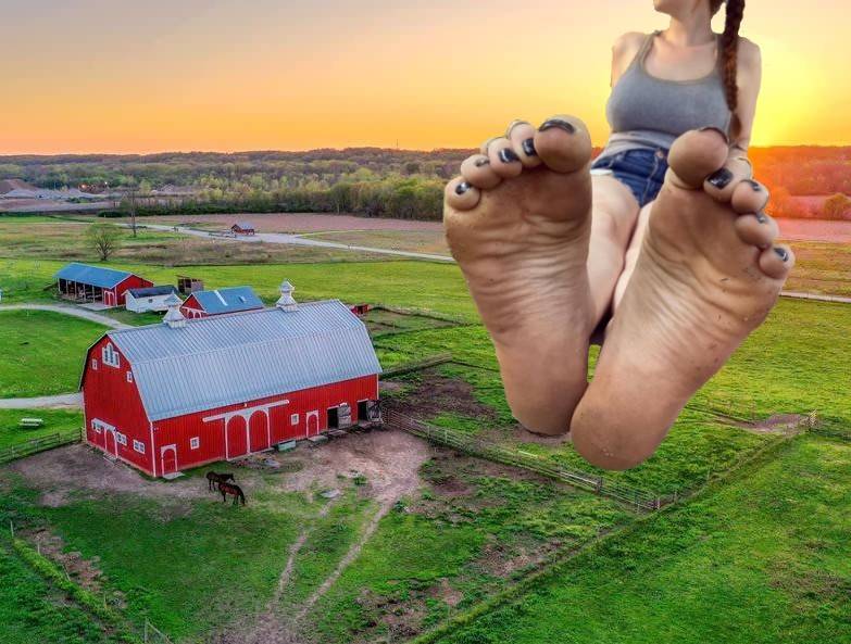 Foot Farm Farm Girl's Mother Rests Her Feet by Number1928 on DeviantArt