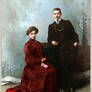 A russian couple, 1900s