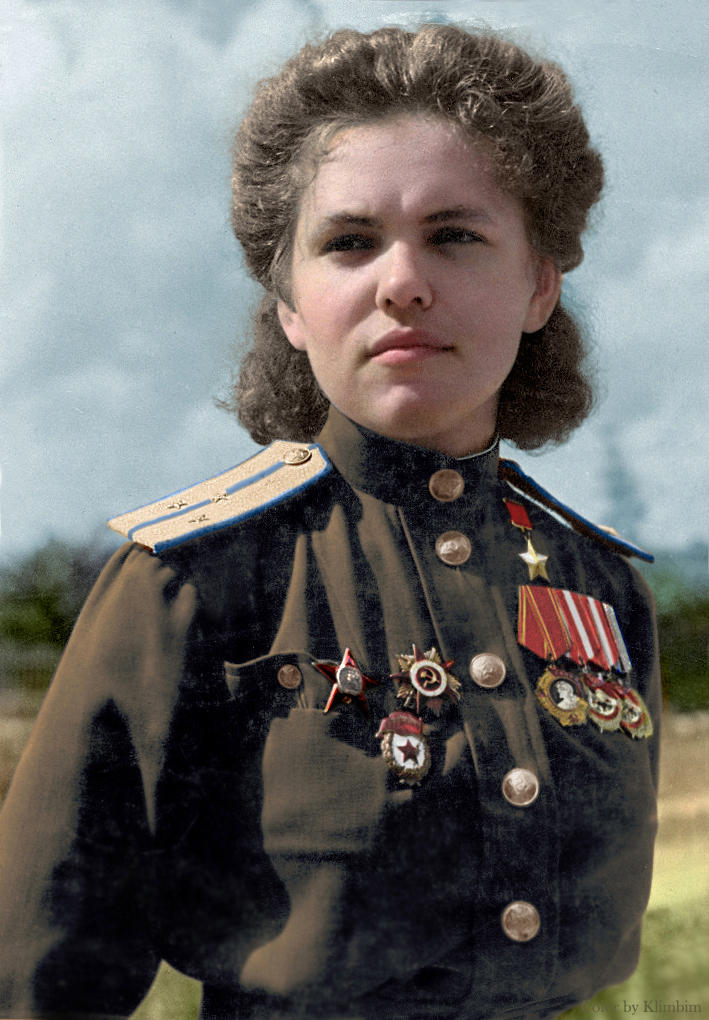 Soviet Air Force officer Rufina Gasheva by klimbims on DeviantArt