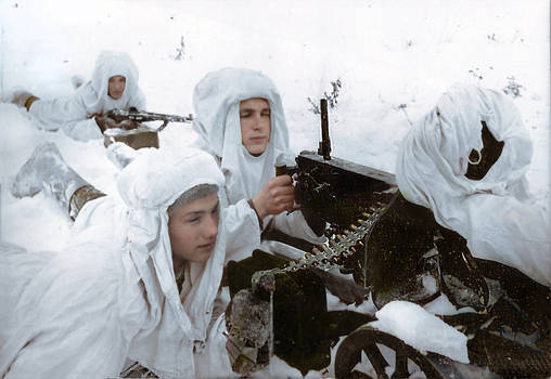 Soviet machinegunners, WW2