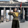 Red Army traffic controller, Berlin, 1945