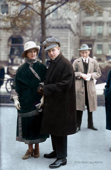 Isadora Duncan and Sergey Yesenin in Berlin, 1922