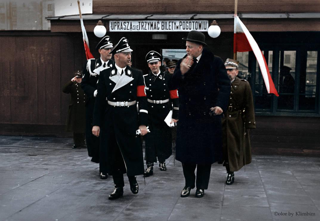 Heinrich Himmler in Warsaw, Feb 1939 by klimbims on DeviantArt