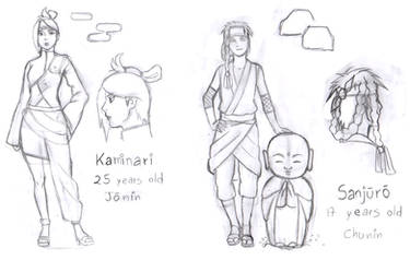 Next Naruto OCs - Sketches