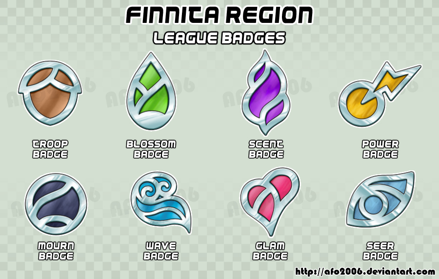 Finnita Region League Badges