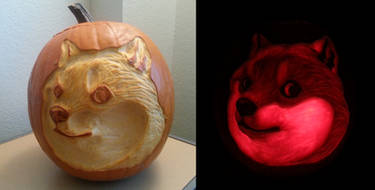 Doge pumpkin