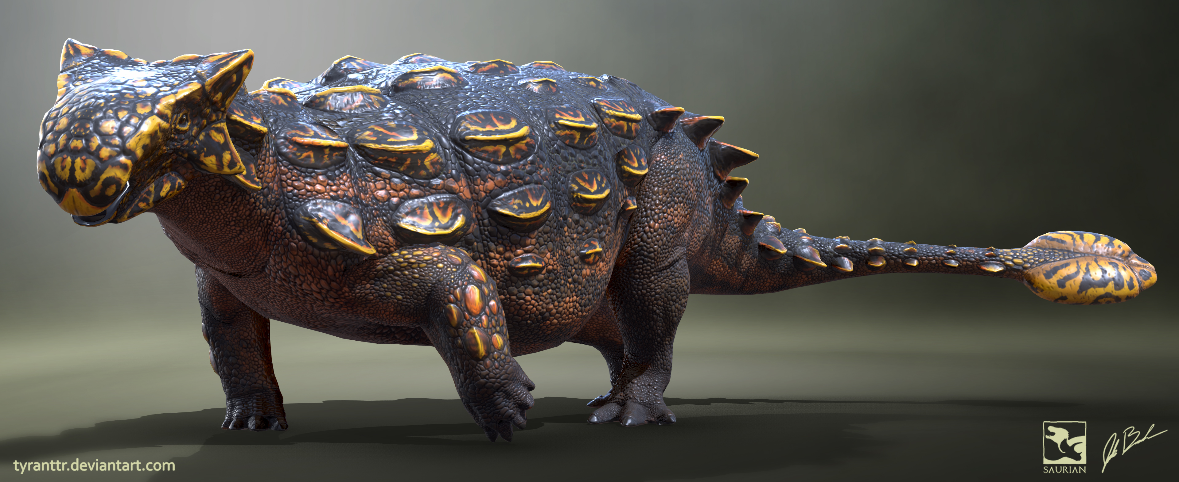 Ankylosaurus magniventris - Saurian