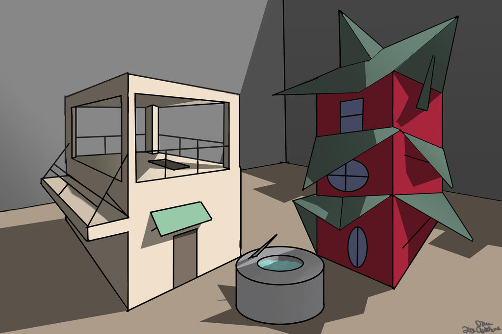 Computer Two Point Perspective Two point perspective. by 2Bawesome on DeviantArt