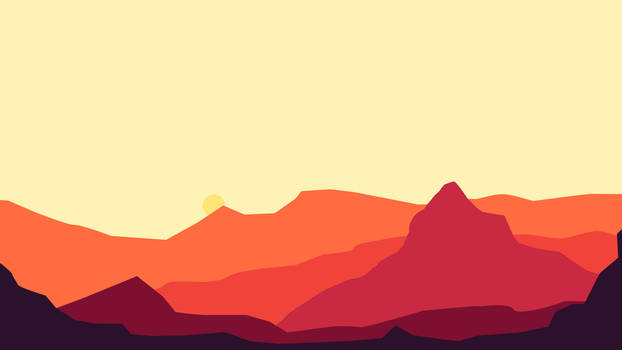 Minimal Canyon Sun