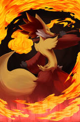 Delphox print