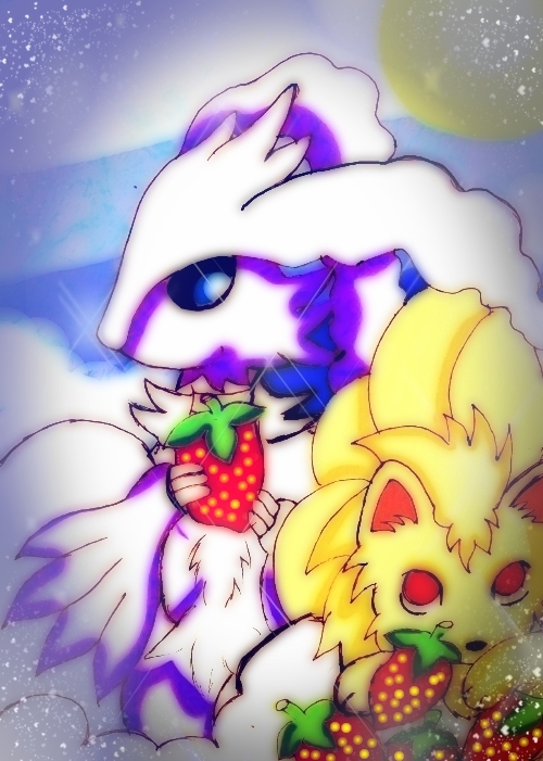 Reshiram and Nine Tails