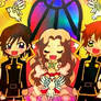 Lelouch, Nunnally and Susaku