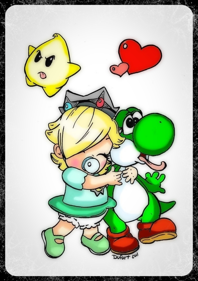 Roselina and Yoshi