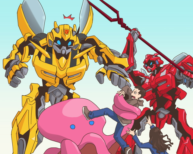 Cliffjumper and Bumblebee by yo-3 on DeviantArt