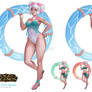 Pool Party Qiyana concept art