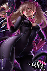 Black Cat D.Va Persona 5 crossover