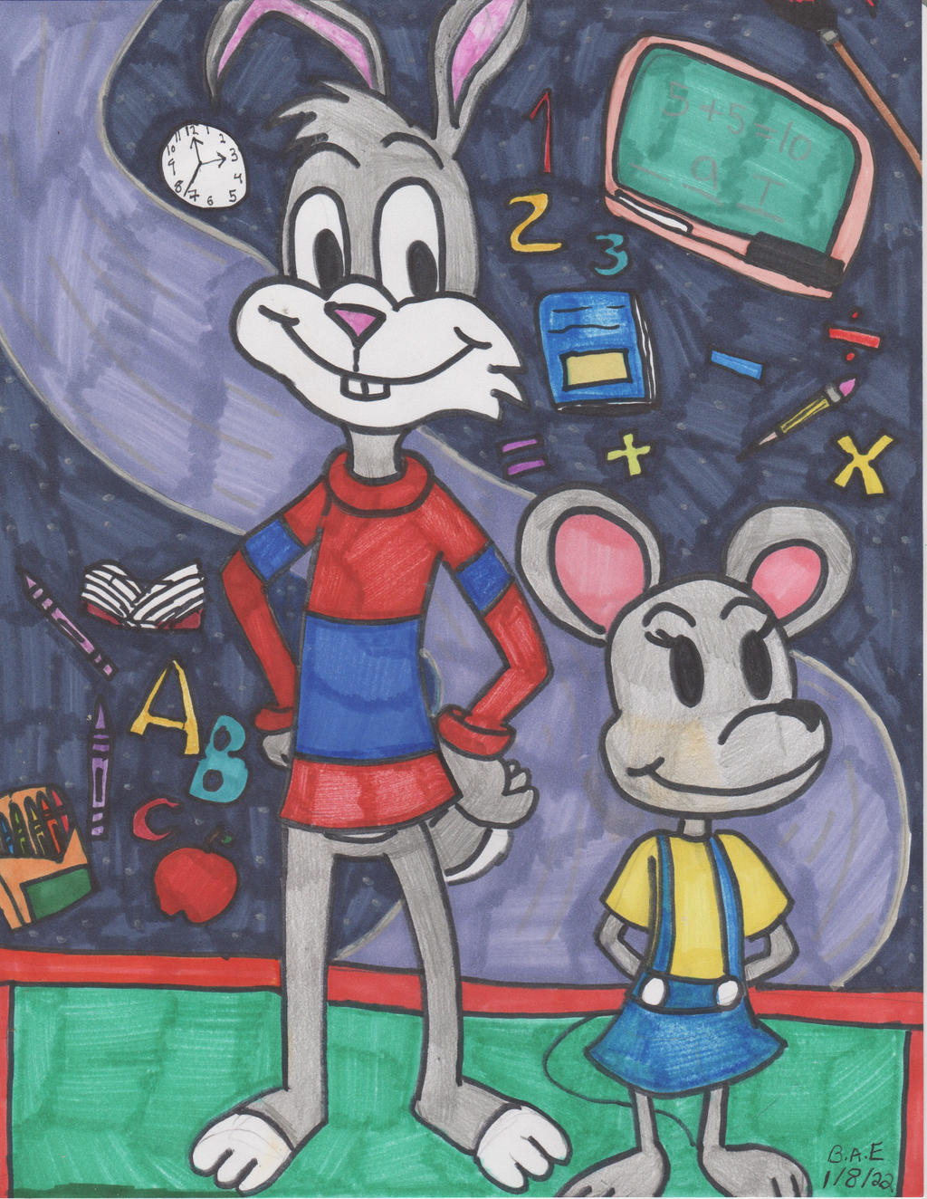 Reader Rabbit and Mat The Mouse by Macabre-Cat94 on DeviantArt