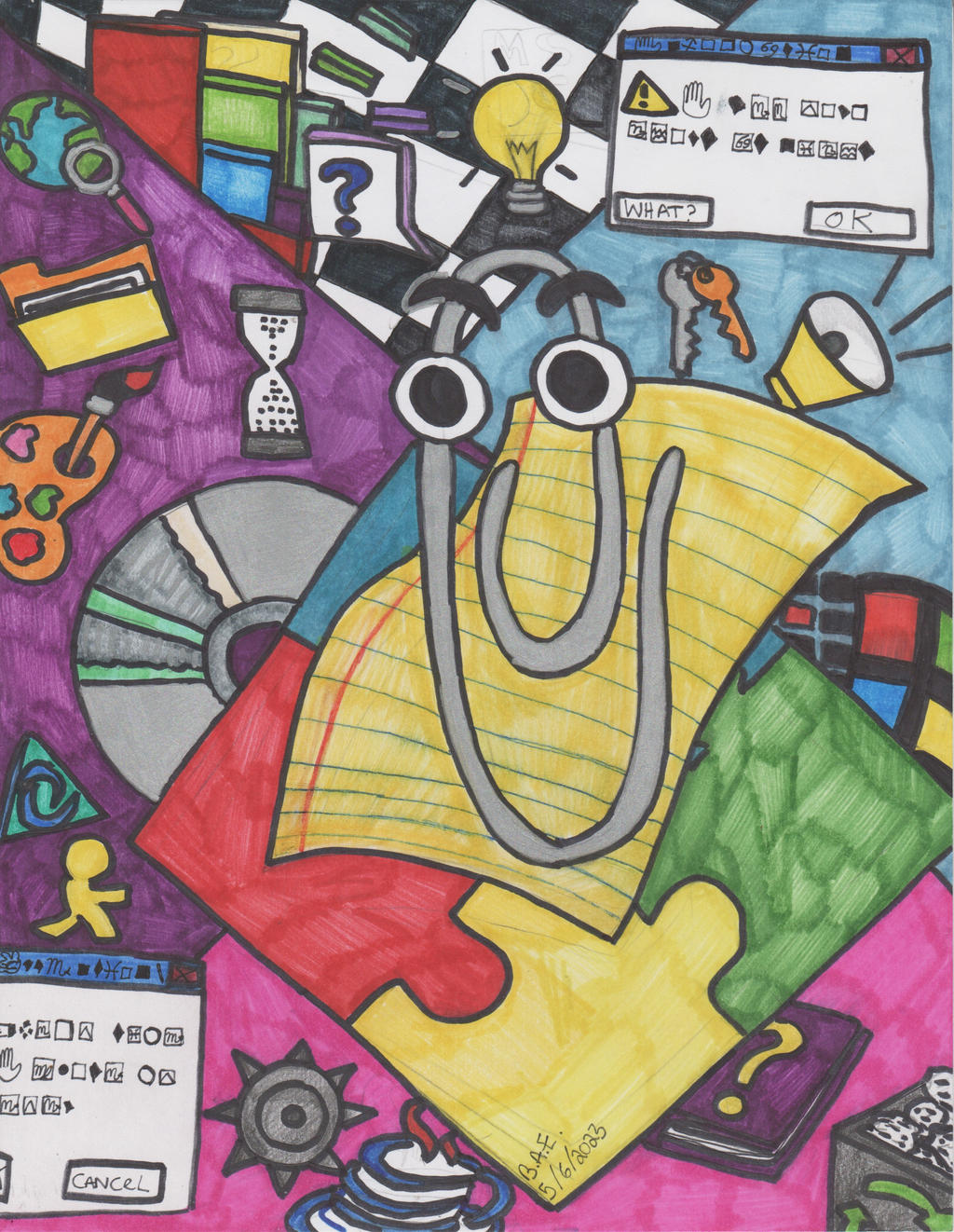 Microsoft Clippy by Macabre-Cat94 on DeviantArt