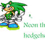 Neon the hedgehog