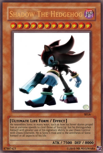 Shadow The Hedgehog Card by MrMugiwara on DeviantArt