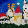 Husky Christmas Card