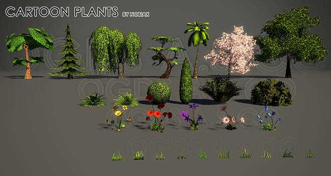 OGDS Cartoon plants