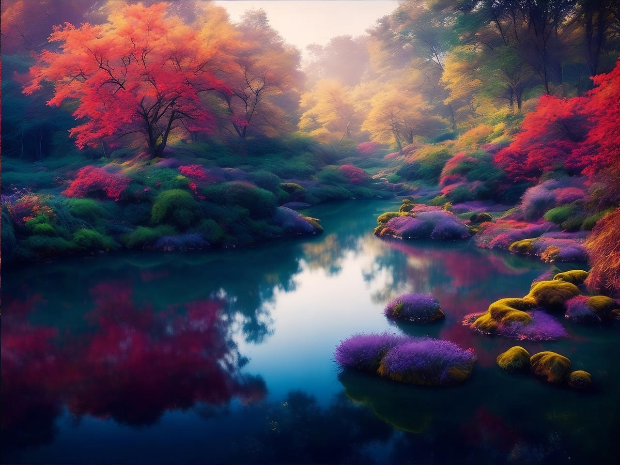 Collerfull Tree Colorful Trees by R-ARTS01 on DeviantArt