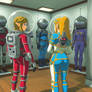 Link and Zelda at the Spacesuit Emporium 2 (AI)